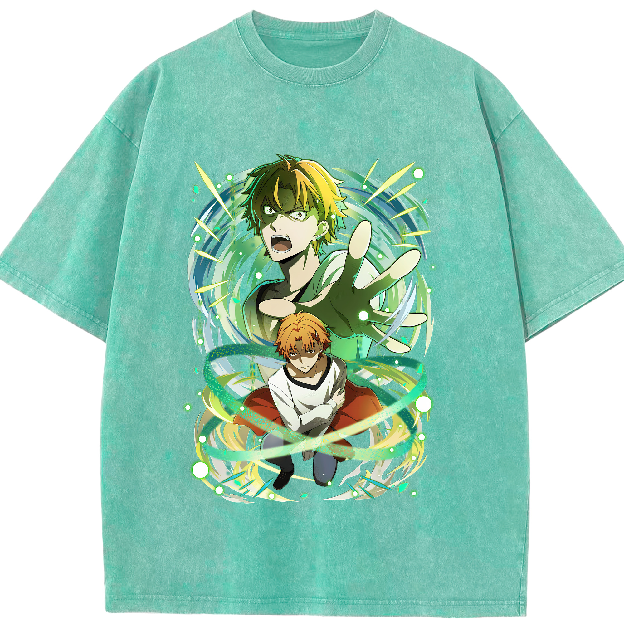 （画像用） 文豪ストレイドッグス Bungo Stray Dogs 綿100% ヴィンテージ風 半袖Tシャツ（フロントプリント）